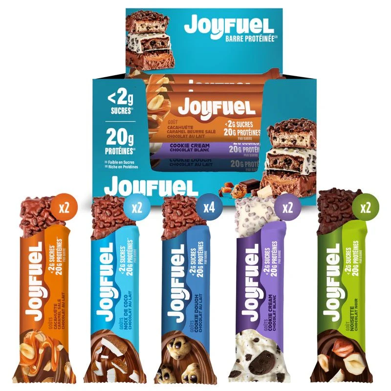 Joyfuel Barre Protéine 55g Joyfuel 20g de protéines