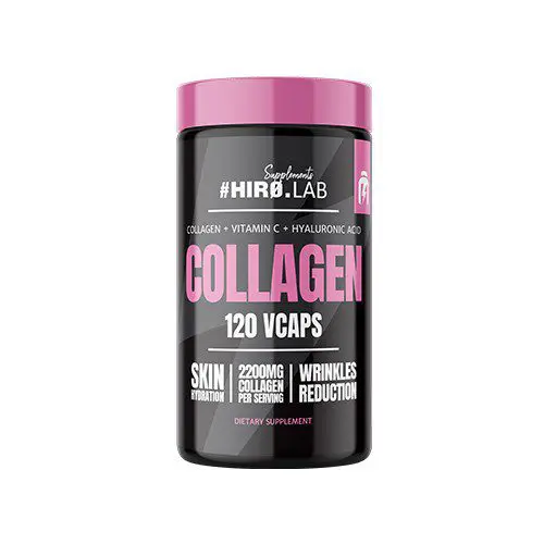 Collagène 2200mg 120 Veg Capsules + Acide Hyaluronique & Vitamine C