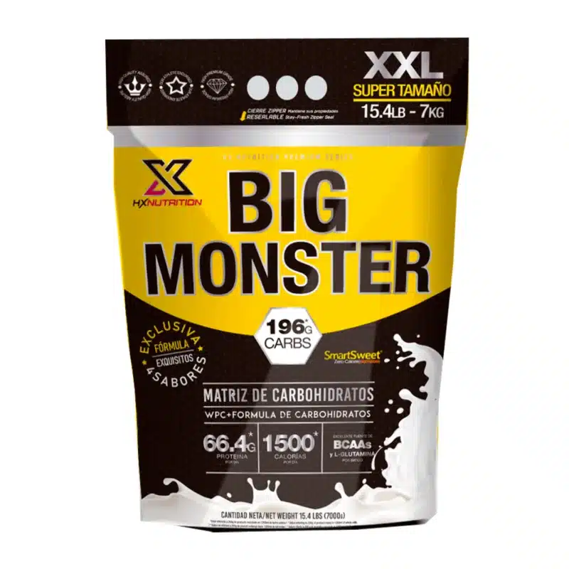 100% MASS GAINER BIG MONSTER 7KG – HX NUTRITION