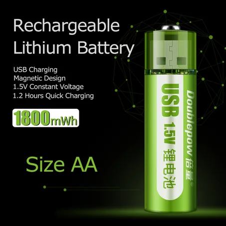 USB Rechargeable AA Battery – Save Money & Recharge Anywhere 🔋