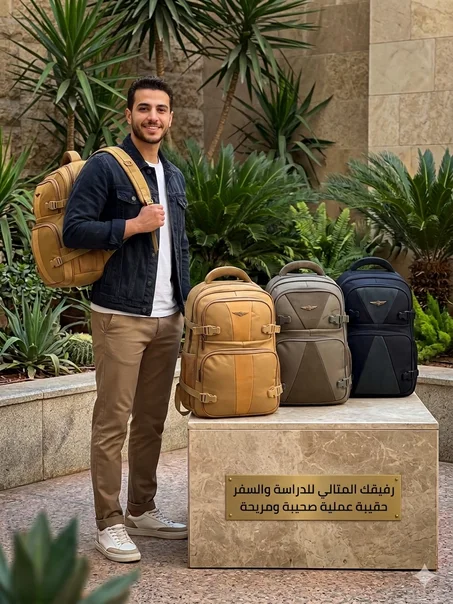 حقيبة للدراسة و السفر  دات جودة ممتازة عملية و مريحة