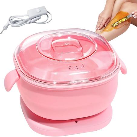 جهاز منزلّي لإذابة الشمع –فعّال للوجه والجسم – صغير وسهل التنظيف