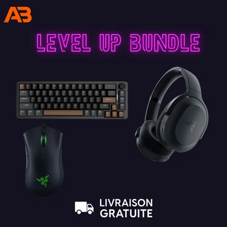 Level Up Bundle — Clavier TKL + Souris Filaire + Casque Sans Fil