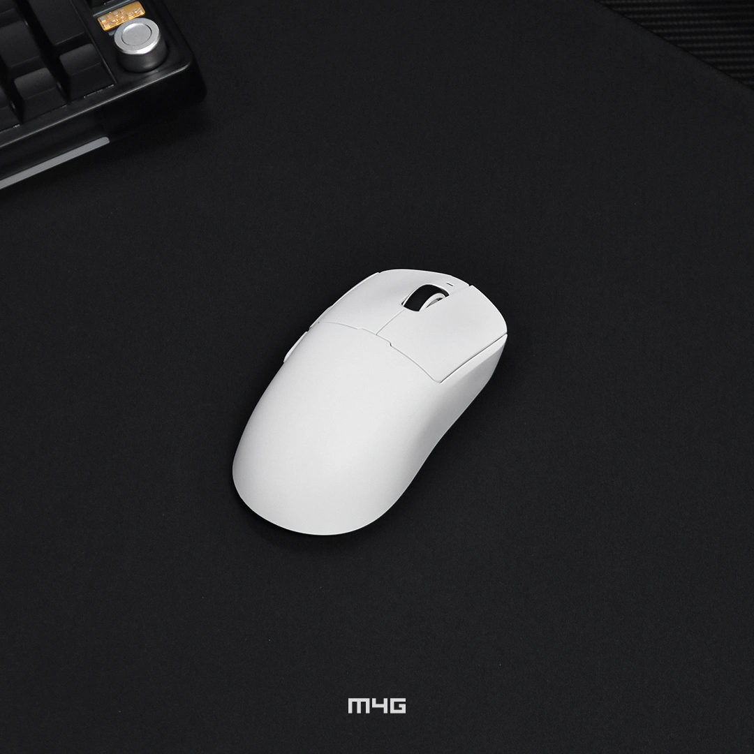 M4G × FuryCube R7 — Wireless Gaming Mouse ( White)