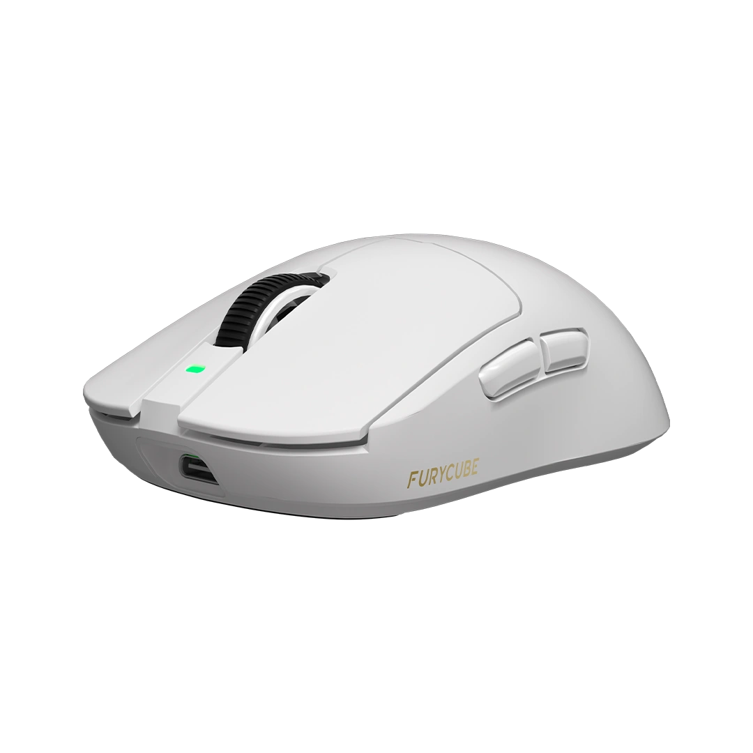 M4G × FuryCube R7 — Wireless Gaming Mouse ( White)