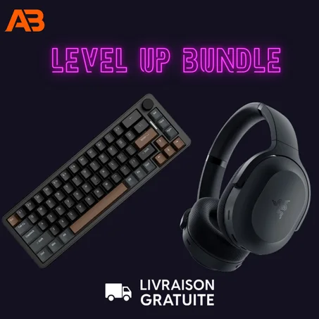Level Up Bundle — Clavier Mécanique TKL + Casque Sans Fil