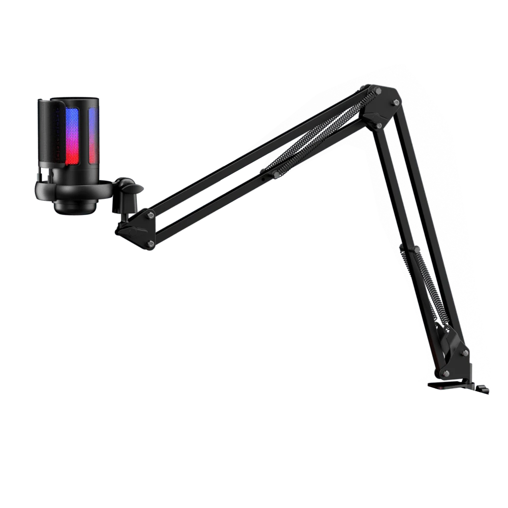 ME6S-35 USB Microphone for PC, Gaming Mic for PS4/ PS5/ Mac/Phone,Condenser Microphone with Touch Mute,RGB Lighting,Gain knob