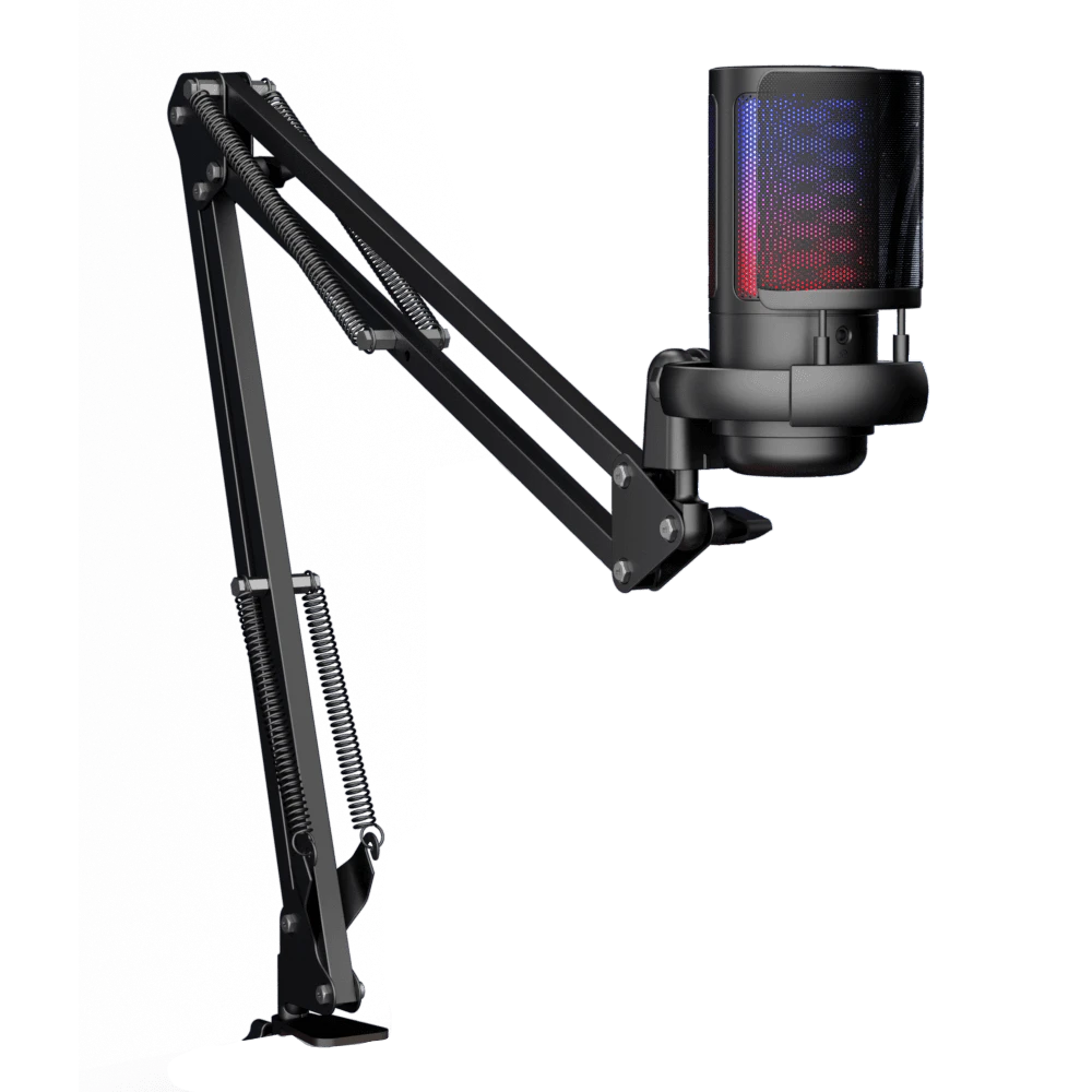 ME6S-35 USB Microphone for PC, Gaming Mic for PS4/ PS5/ Mac/Phone,Condenser Microphone with Touch Mute,RGB Lighting,Gain knob