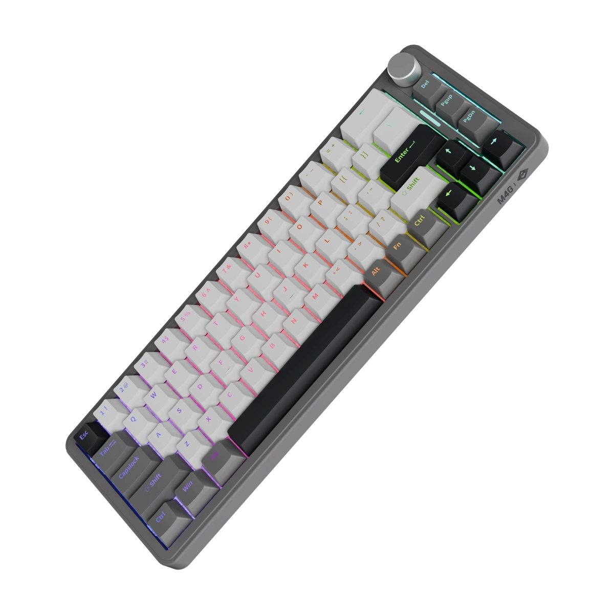 GM68-V2 Mechanical Keyboard Grey & White