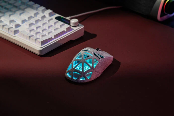 M4G × FuryCube G11 — Ultra Lightweight Wireless Gaming Mouse (White)