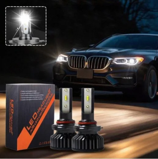 لمبات LED أمامية للسيارة (قطعتان)