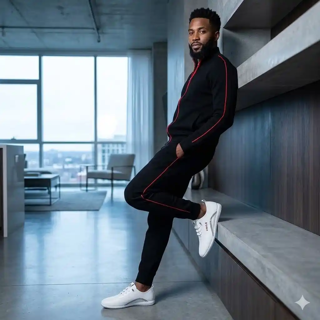 Chaussures Tendance 2026 – Style Britannique | Noir & Blanc 👟