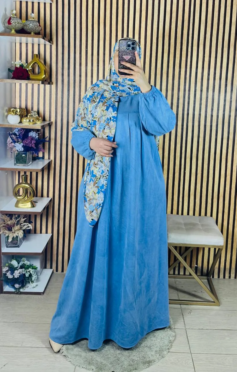 عباية + فولار