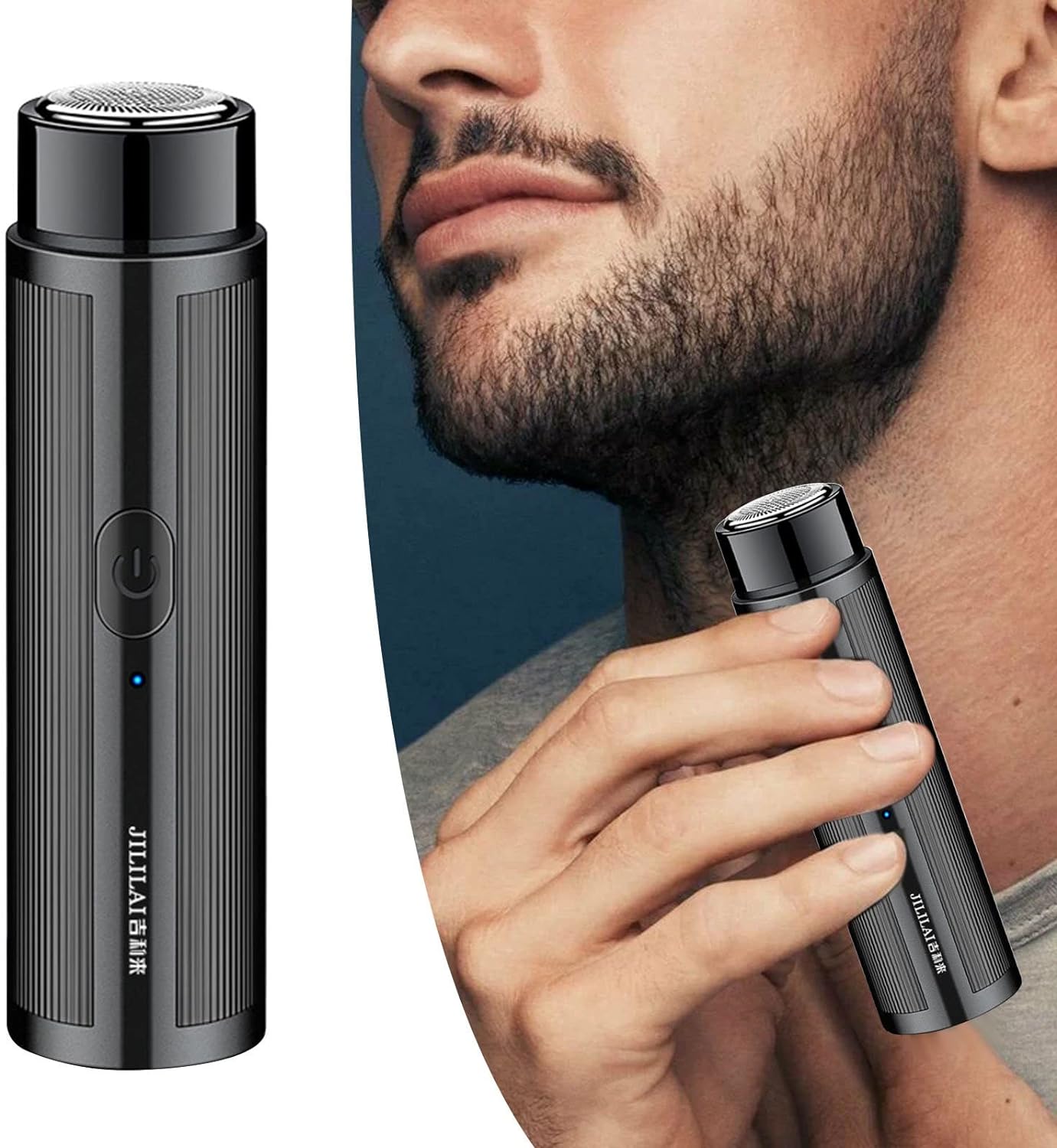 ماكينة حلاقة كهربائية صغيرة برأس دوار 360 درجة Portable Electric Shaver