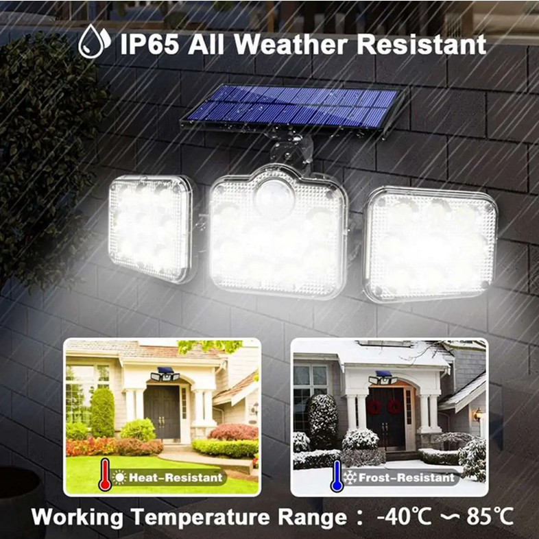 مصباح حائط بالطاقة الشمسية Lampe Solaire LED