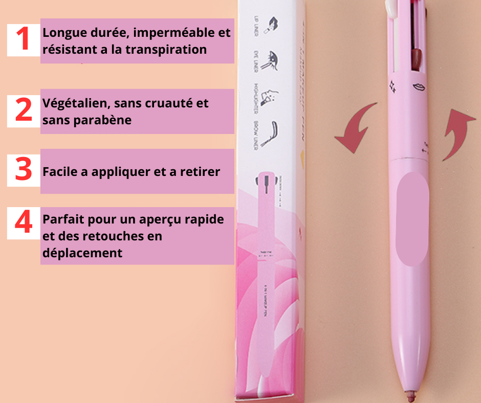 STYLO DE MAQUILLAGE 4 EN 1