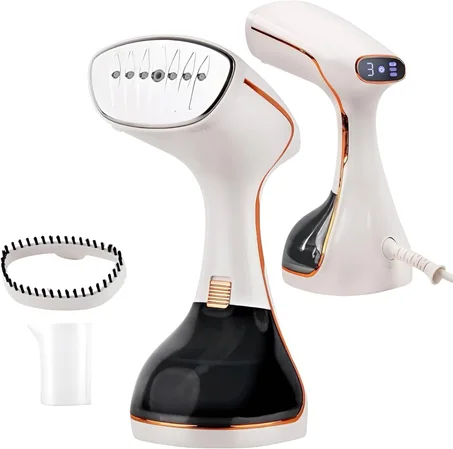 مكواة بخار محمولة للملابس، تسخين سريع خلال 25 ثانية، خزان كبير بسعة 320 مل، بخار قوي لمدة 18 دقيقة متواصلة، مثالية للسفر والمنزل