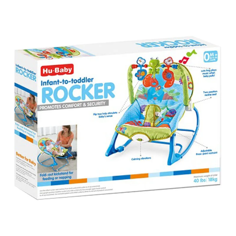 Transat Relax Bébé TiiBaby – Confort et Apaisement avec Vibration