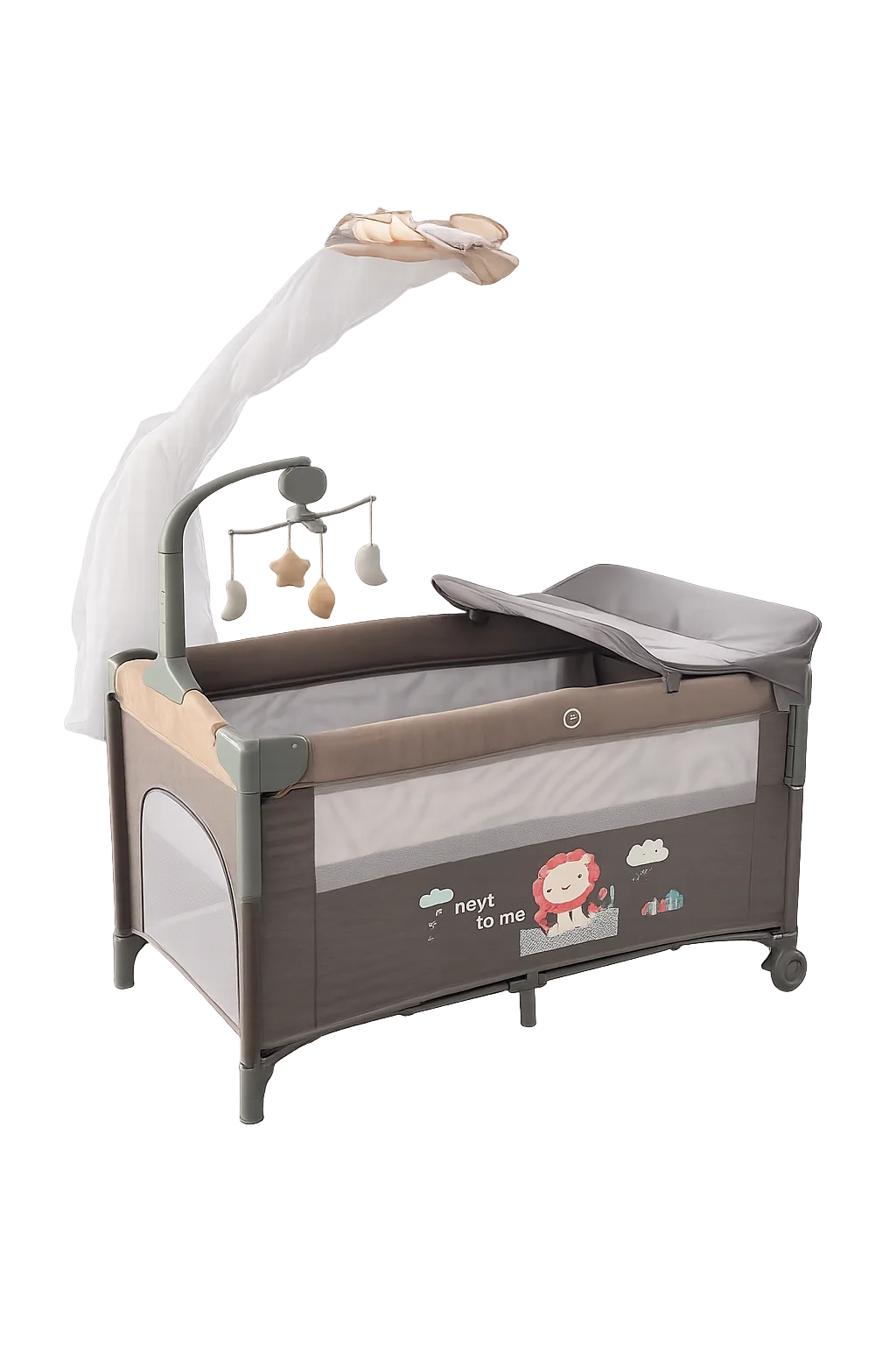 LIT CODODO + PLAN À LANGER + MOUSTIQUAIRE – NEWBORN/BONNENUIT