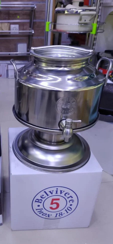 حاوية زيت الزيتون inox 5ليتر Avec robinet