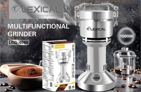 Lexical Multifunctional Grinder 1500W – Moulin Électrique Puissant لطحن القهوة، التوابل والحبوب