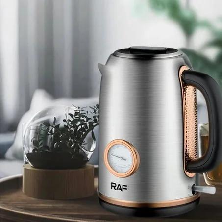 غلاية كهربائية ستانلس ستيل RAF - تصميم عصري وسريع
