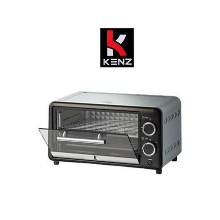 فرن كهربائي Kenz - تصميم مدمج مع تحكم في الحرارة سعة 9 لتر