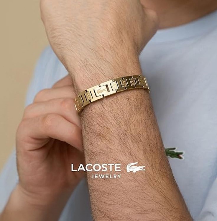 BRACELET LACOSTE DORÉ