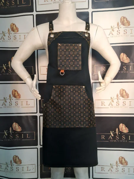 مريلة أنيقة للغاية تأتي بتصميم عصري و أنيق- مصنوعة من قماش ممتاز- مريلة للمطاعم ، الفنادق ، الحلاق، النادل، الجزار  غيرها