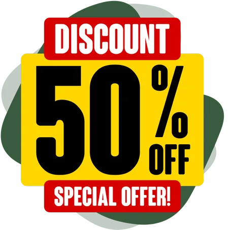 تخفيضات تصل حتى 50%