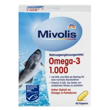 Dm فيتامين أوميغا 3 - 60 كبسولة