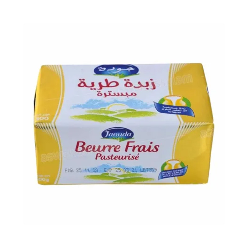 BEURRE PASTEURISE 500G JAOUDA