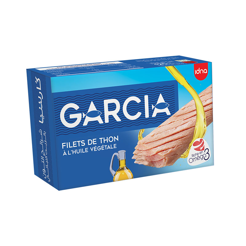 Garcia – Filets de Thon à l’Huile Végétale (125g)