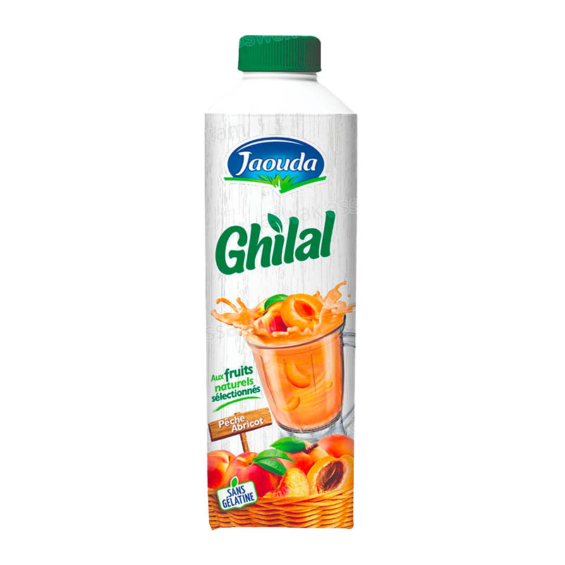 YAOURT A BOIRE PECHE ABRICOT GHILAL 440G JAOUDA