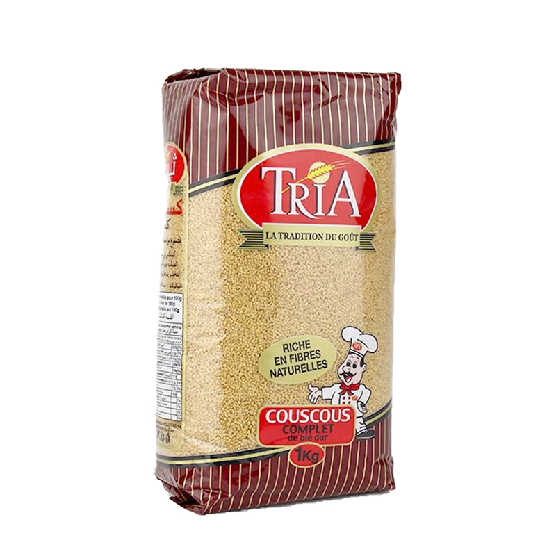 COUSCOUS COMPLET AU BLE DUR 1KG TRIA