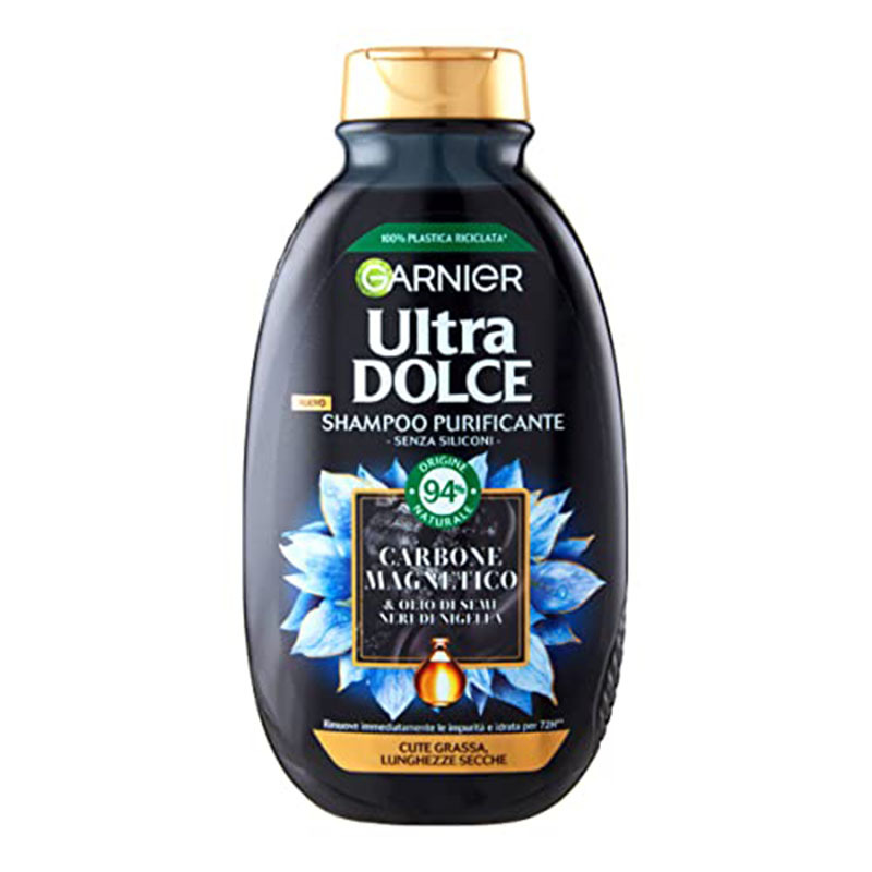 Garnier Ultra Doux Shampooing Charbon Noir Et Huile De Nigelle - 400ml