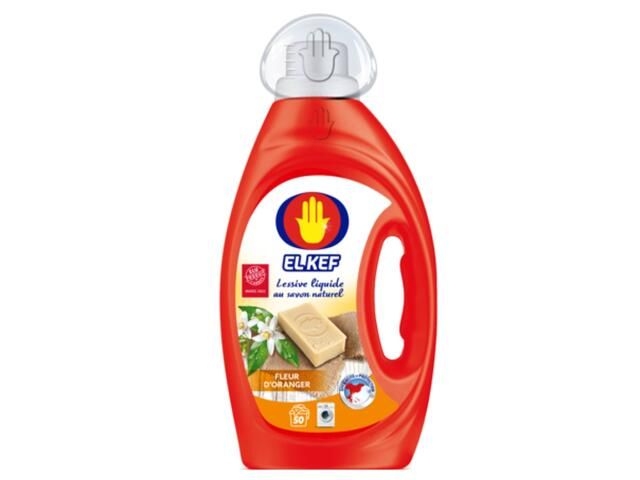 Lessive Liquide Machine Automatique Fleur d'Oranger El Kef 2,5L