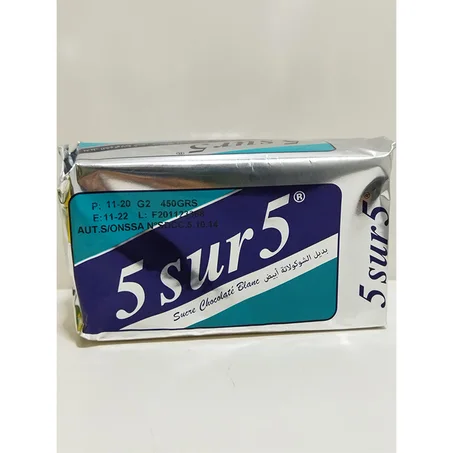 SUCRE CHOCOLATÉ BLANC 5 SUR 5