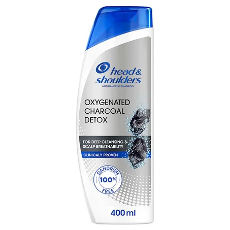 Head & Shoulders Charcoal Detox Anti-Dandruff Shampoo, 400 ml