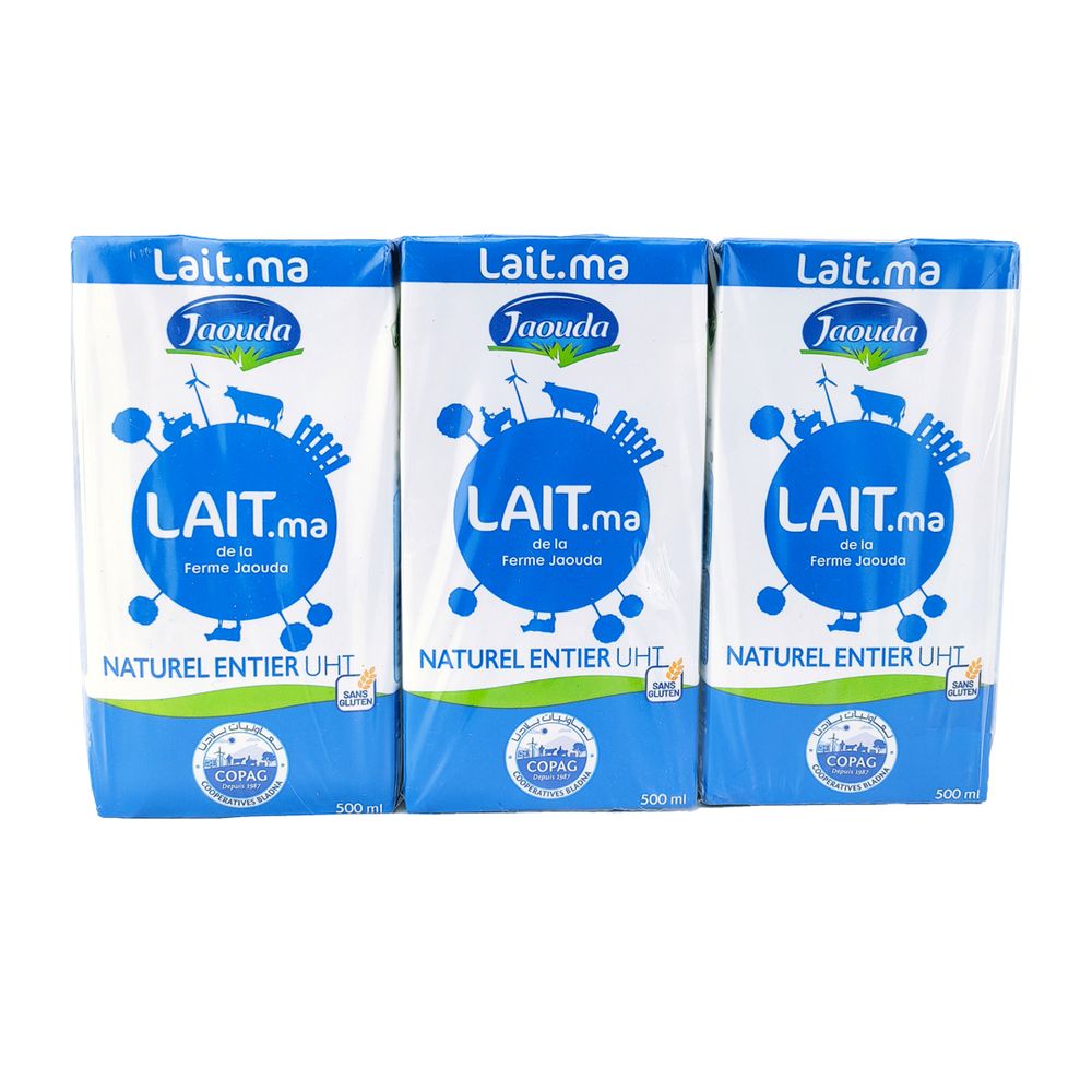 Lait UHT 500mlX6 JAOUDA