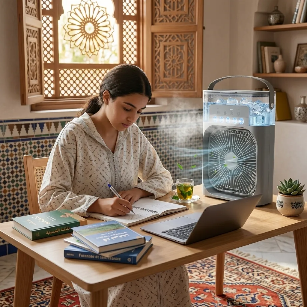 مروحة التبريد المحمولة
