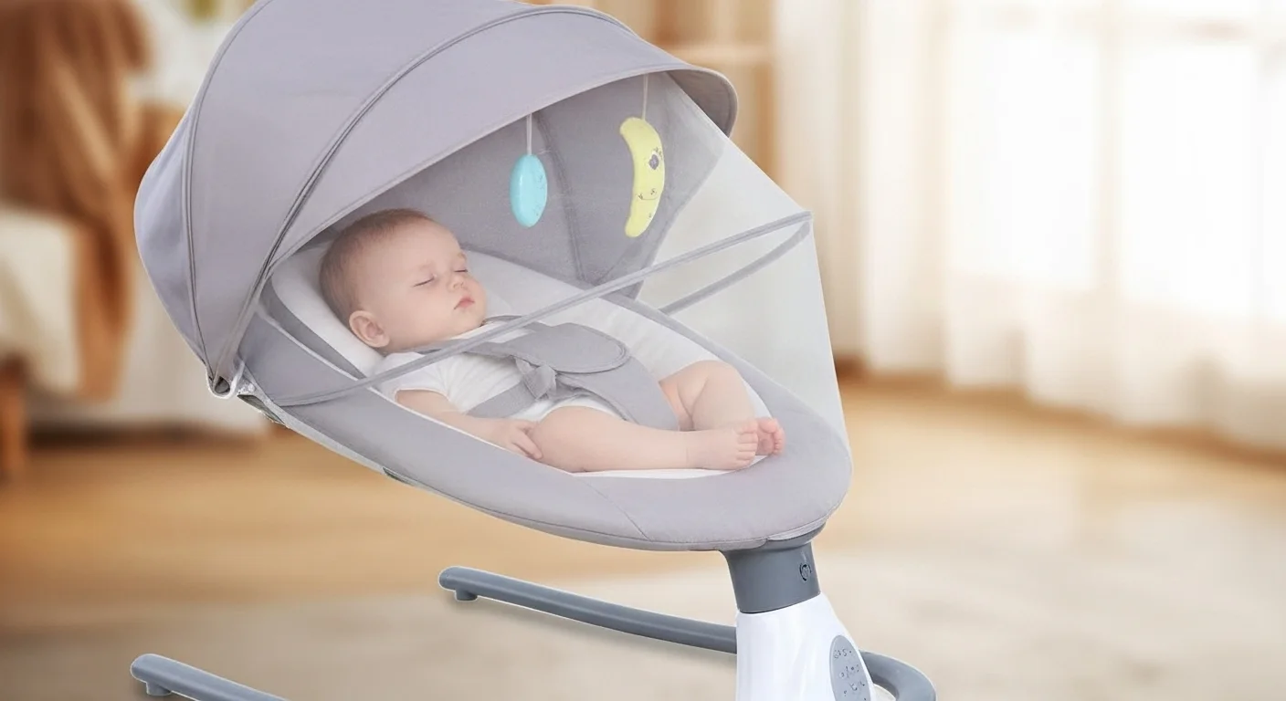 هزّازة أطفال ذكية ومريحة