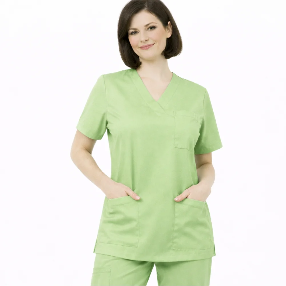 Pyjama de Bloc Col V  PISTACHE