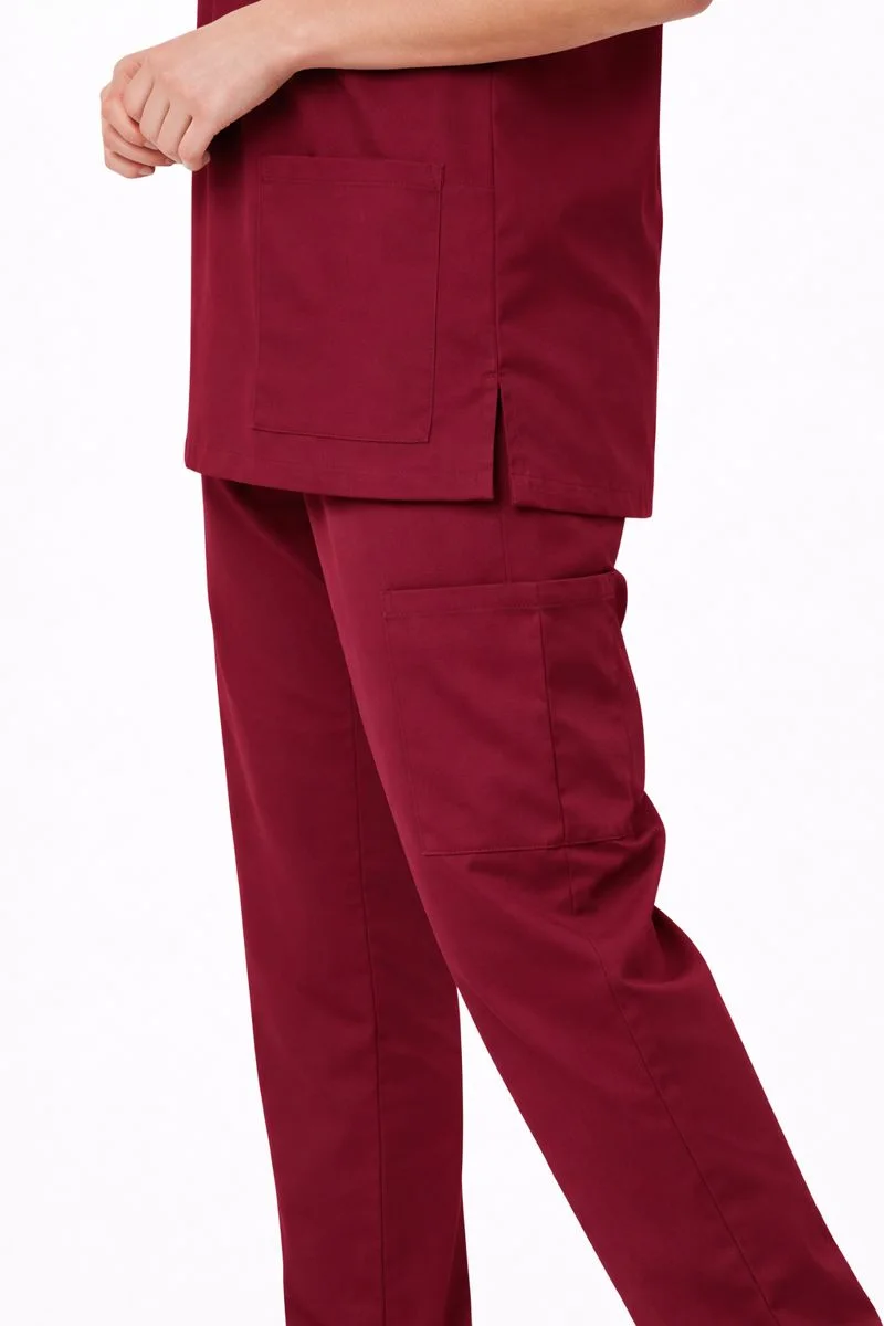 Pyjama de Bloc Col V Bordeaux