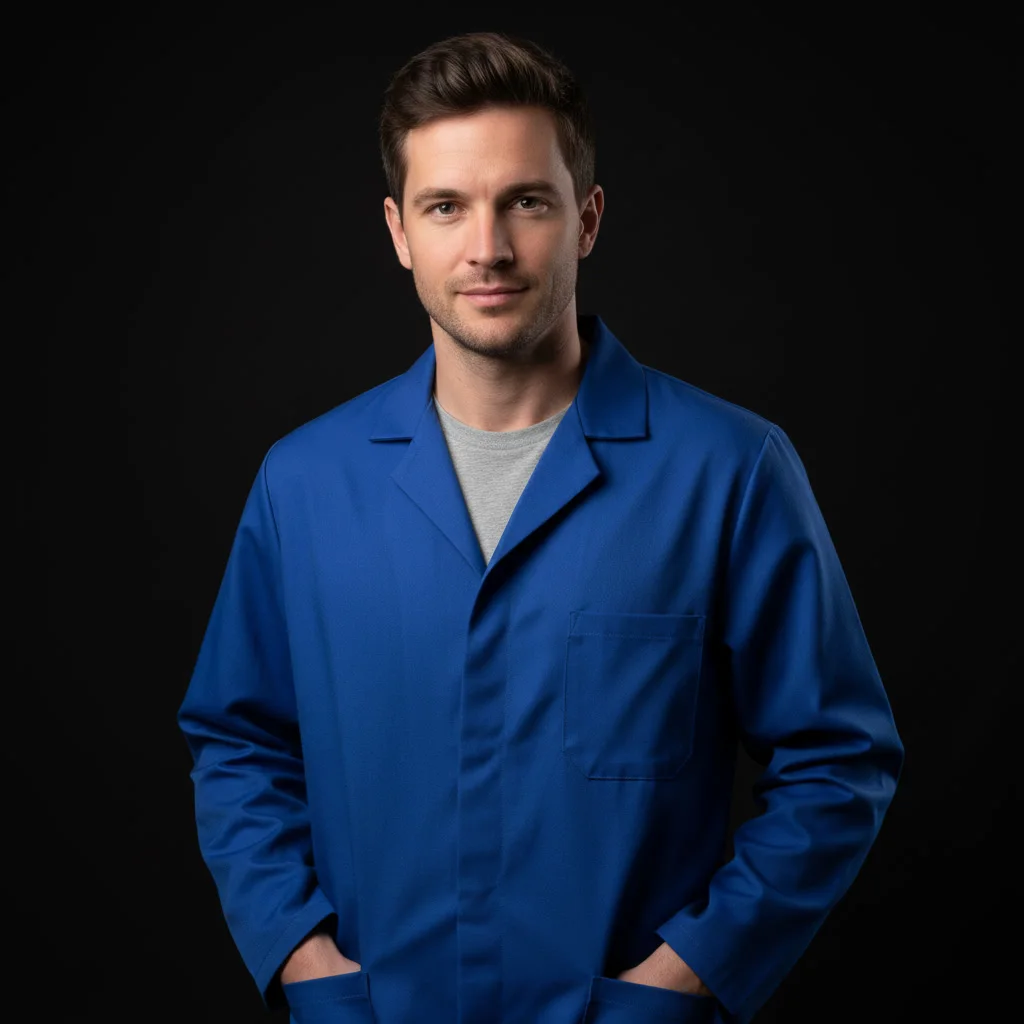 Blouse de travaille bleu