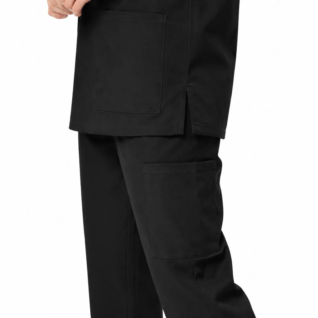 Pyjama de Bloc Col V HOMME Noir