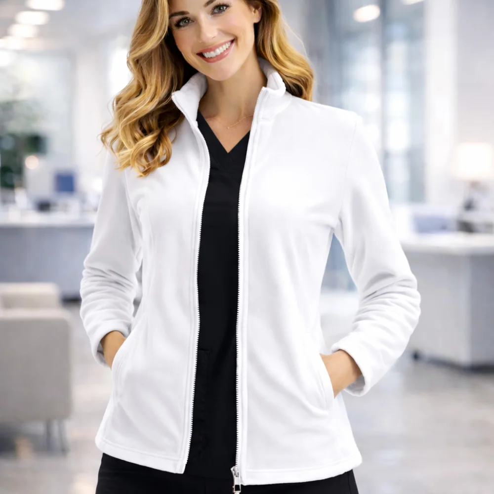 Veste Polaire BLANCHE