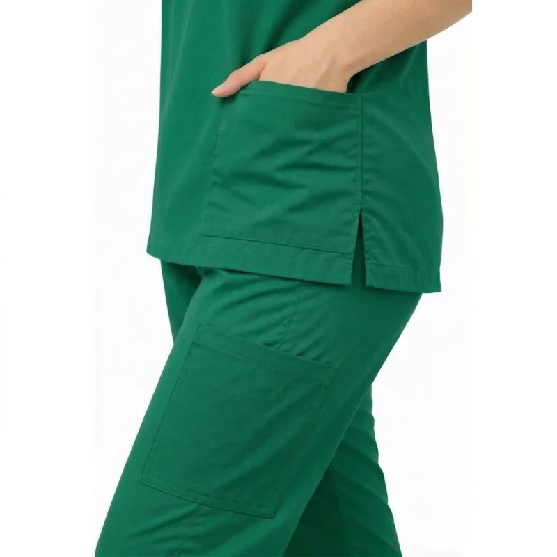 Pyjama de Bloc Col V VERT