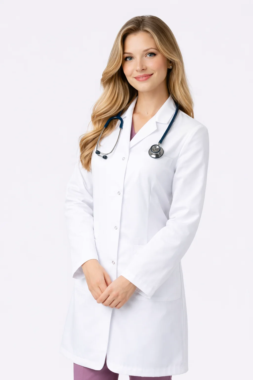 Blouse médicale pour femme col Chemisie