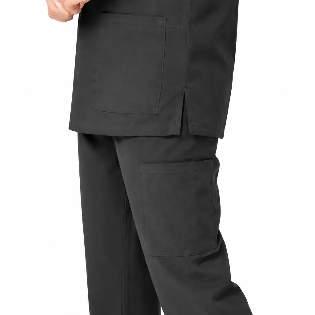 Pyjama de Bloc Col V HOMME GRIS FONCE